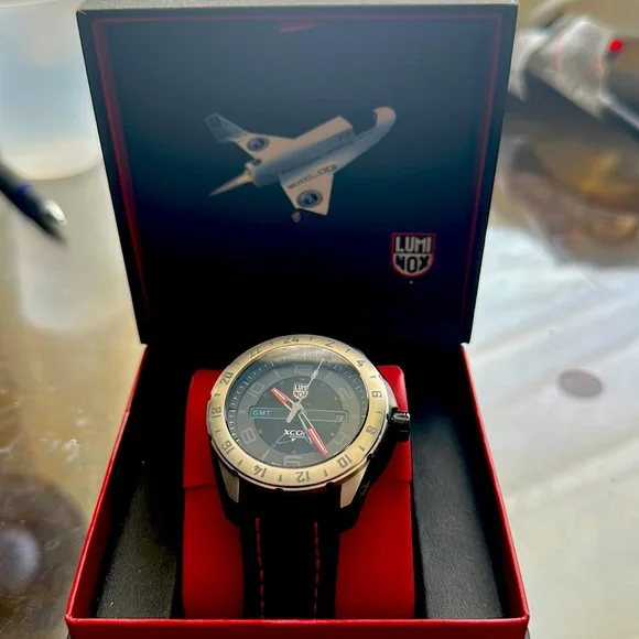 Accessories Luminox Lm5127xs Black Leather Xcor Aerospace Swiss